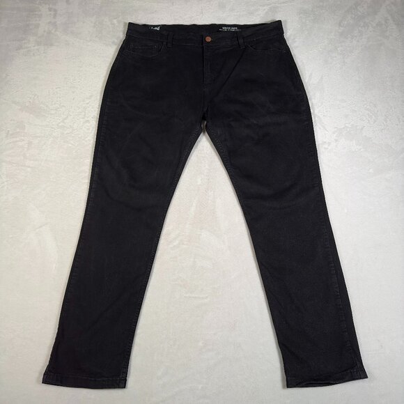 Mugsy Jeans Squid Inks Men Denim Pants Size 42 x 32 Black Style FLX3NSQ Straight